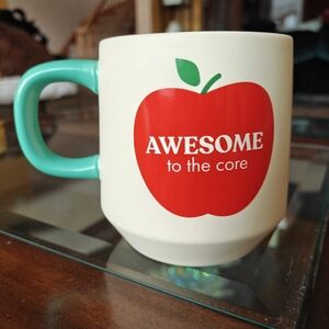 NWT Awesome to the Core Red and Green Mug. ***Two for $20***